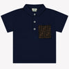 Fendi Baby Boys Polo  Navy