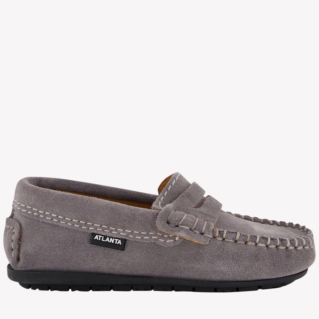 Atlanta Moccasin Unisex Shoes In Gray