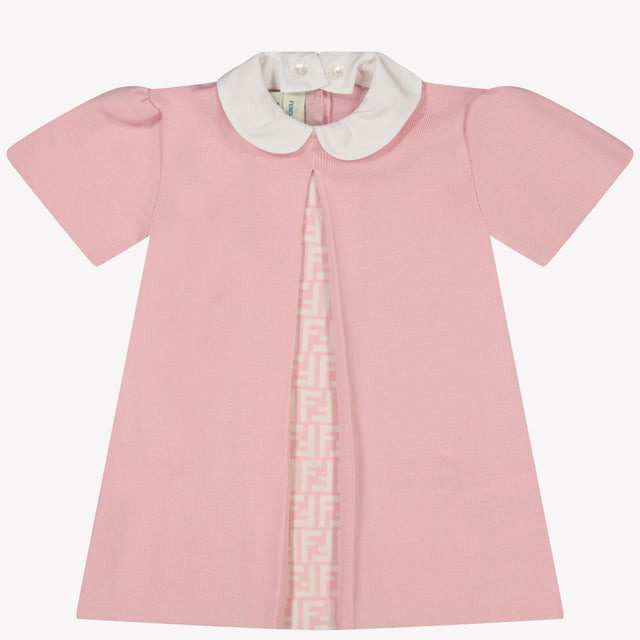 Fendi Baby Girls Dress Light Pink