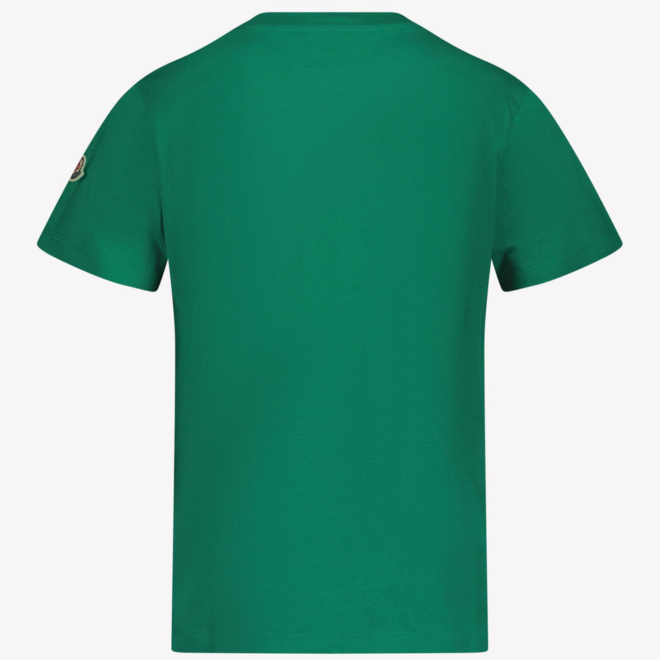 Moncler Kinder Jongens T-Shirt Groen