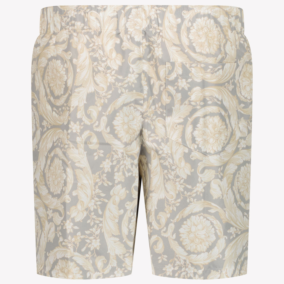 Versace Kids Boys Swimwear In Gray