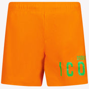 Dsquared2 Kids Boys Swimwear Neon Orange