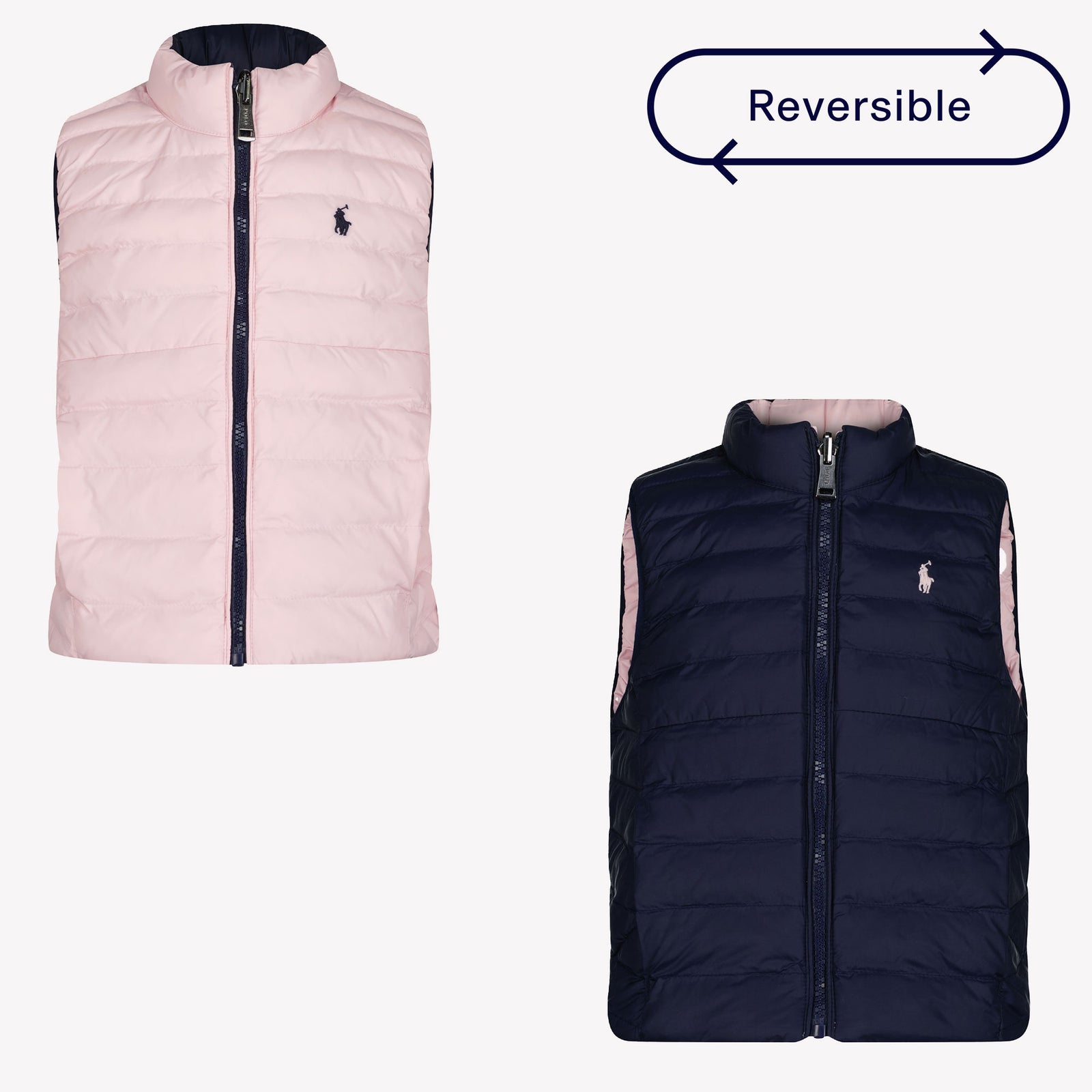 Ralph Lauren Kinder Unisex Bodywarmer In Licht Roze