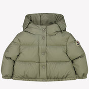 Moncler Baby girls winter coat Olive Green