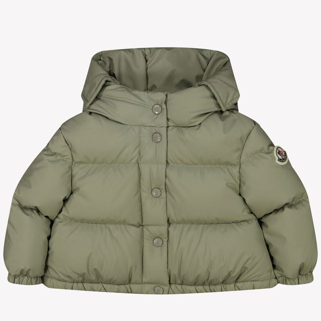 Moncler Baby Meisjes Winterjas Olijf Groen