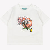 Kenzo Kids Bebek Kız T-Shirt Beyaz