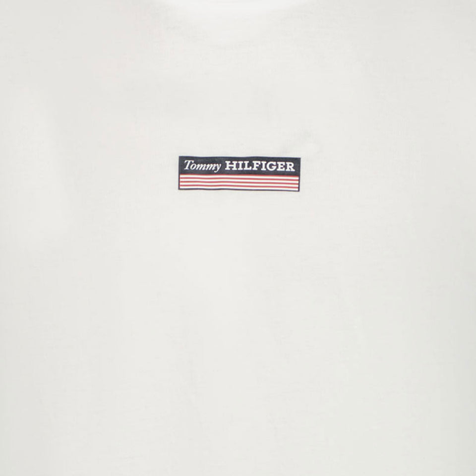 Tommy Hilfiger Kinder Jongens T-Shirt Wit