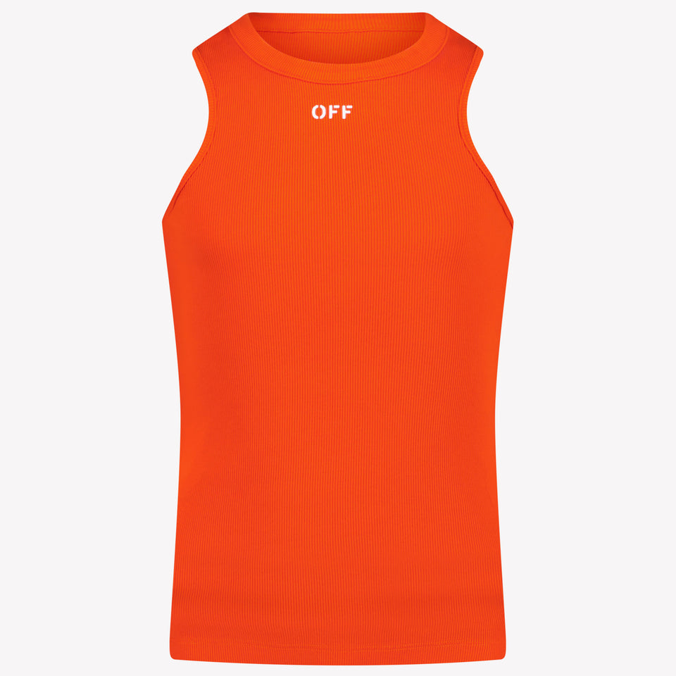 Off-White Kinder Meisjes T-Shirt In Rood