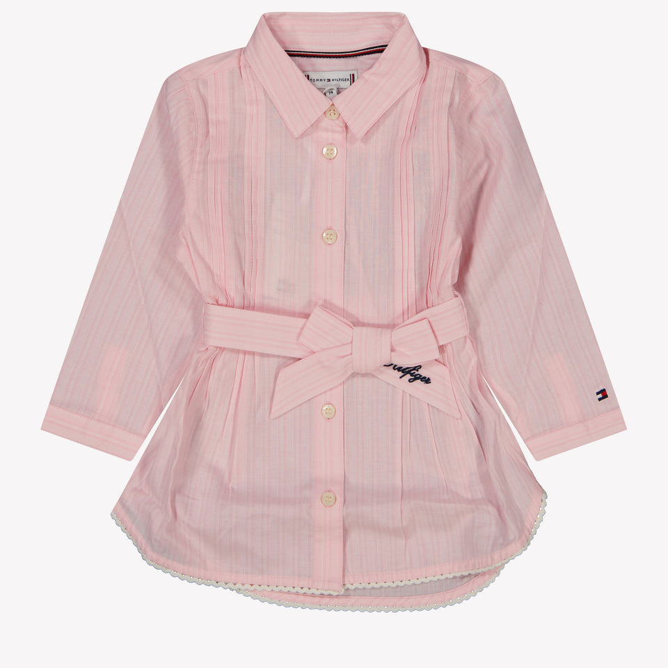 Tommy Hilfiger Baby Girls Dress Light Pink