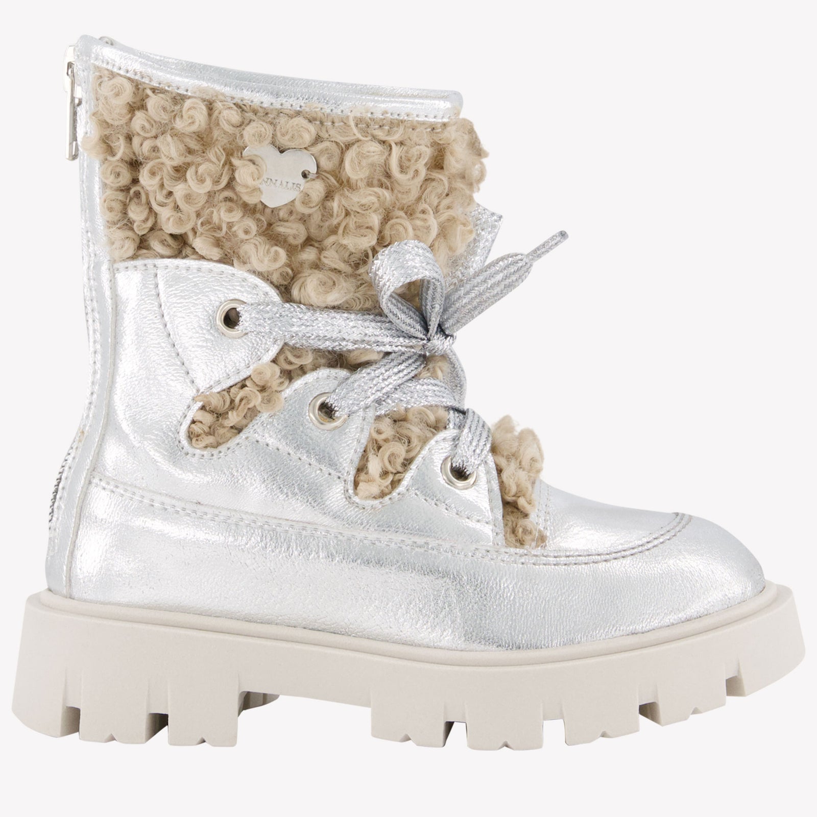 MonnaLisa Girls Boots Silver