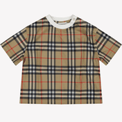 Burberry Baby Unisex T Shirt Bej