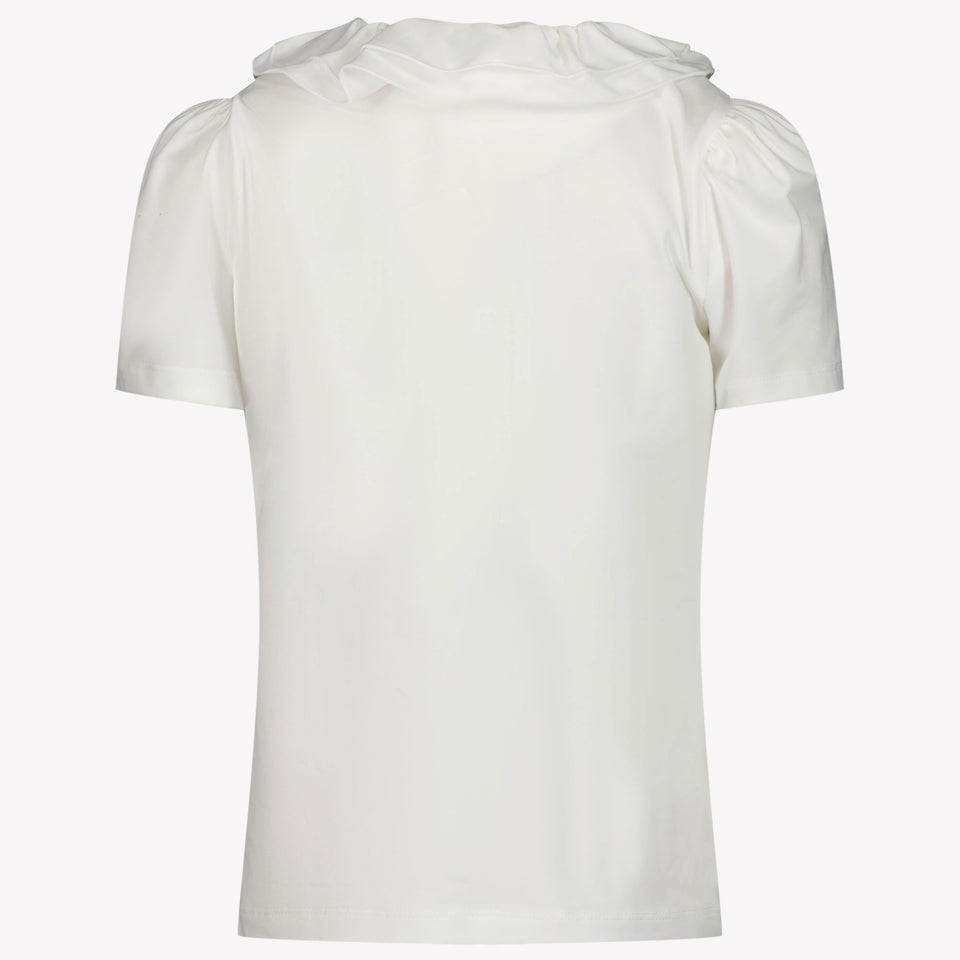 MonnaLisa Kinder Meisjes Blouse In Off White