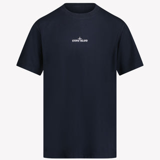 Stone Island Jongens T-shirt Navy 2Y