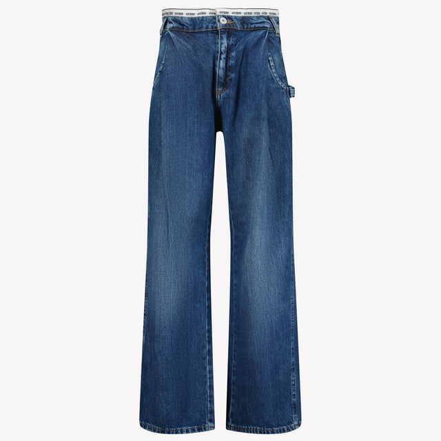 Guess Kids Girls Jeans In Blue