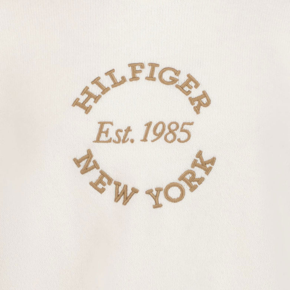 Tommy Hilfiger Kids Girls Sweater White