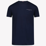 Tommy Hilfiger Kinder Unisex T-Shirt Navy