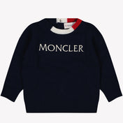 Moncler 男の子のセーターネイビー