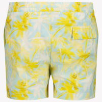 Palm Angels Kids Boys Swimwear  Light Blue