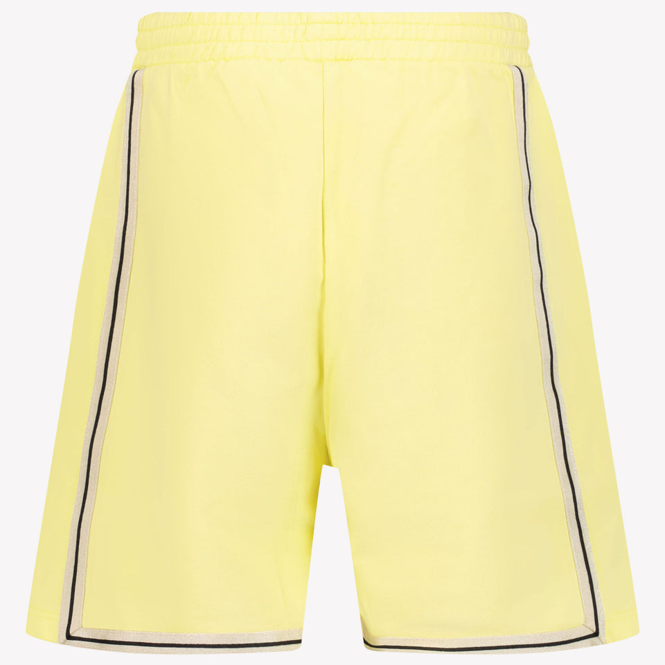 Palm Angels Kids guys Shorts In Yellow