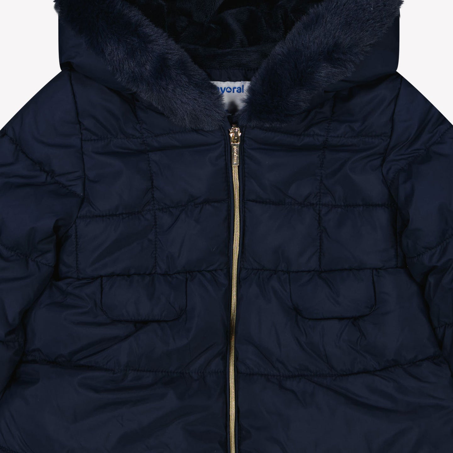 Mayoral Baby girls winter coat Navy