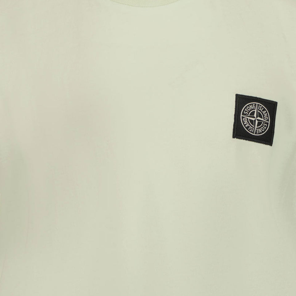 Stone Island Kids Boys in T-Shirt Lime