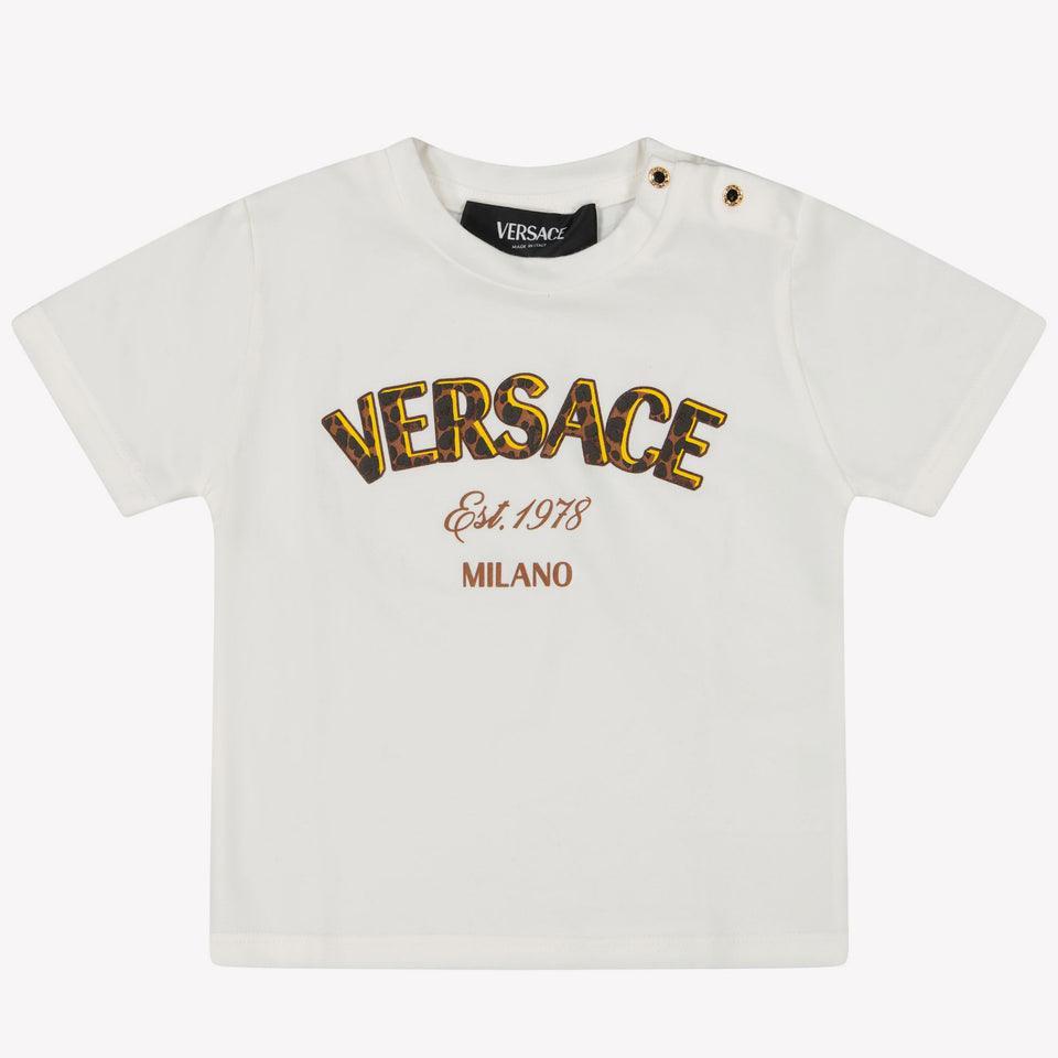 Versace Baby Unisex T-shirt Wit