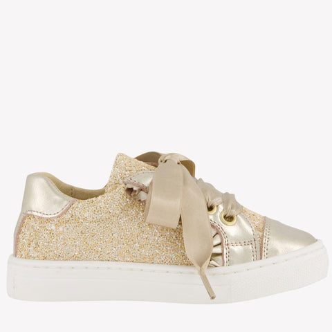 Andanes Girls Sneakers  Beige