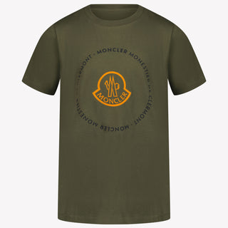 Moncler Jongens T-shirt Army