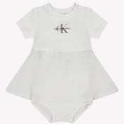 Calvin Klein Bebek Kızlar Beyaz Elbise