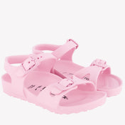 Birkenstock Girls Sandals In Light Pink