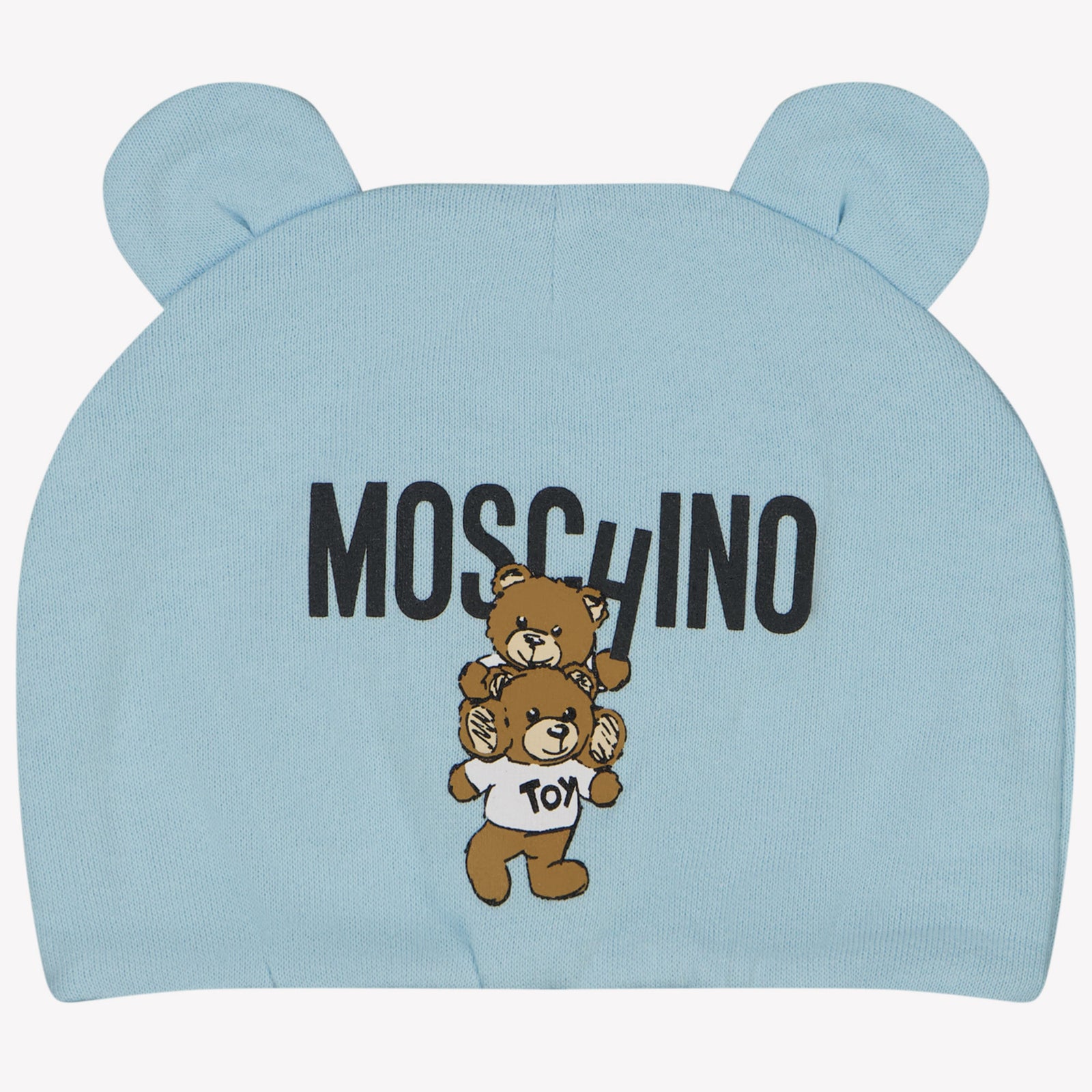 Moschino 赤ちゃんユニセックスハットライトブルー