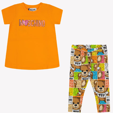 Moschino Baby Girls Set Orange
