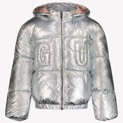 Guess Kinder Meisjes Winterjas Zilver