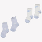 Givenchy Bebek unisex çorapları açık mavi