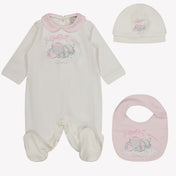 MonnaLisa Baby girls box suit OffWhite