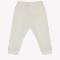 Malelions Baby Unisex Trousers Offwhite