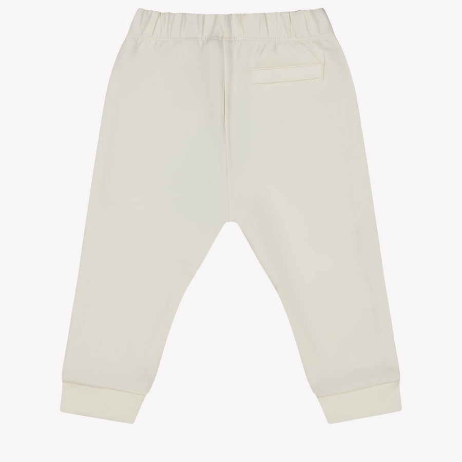 Malelions Baby Unisex Trousers Offwhite