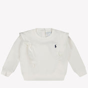 Ralph Lauren Baby Meisjes Trui In Wit