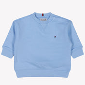 Tommy Hilfiger Baby Unisex Sweater açık mavi