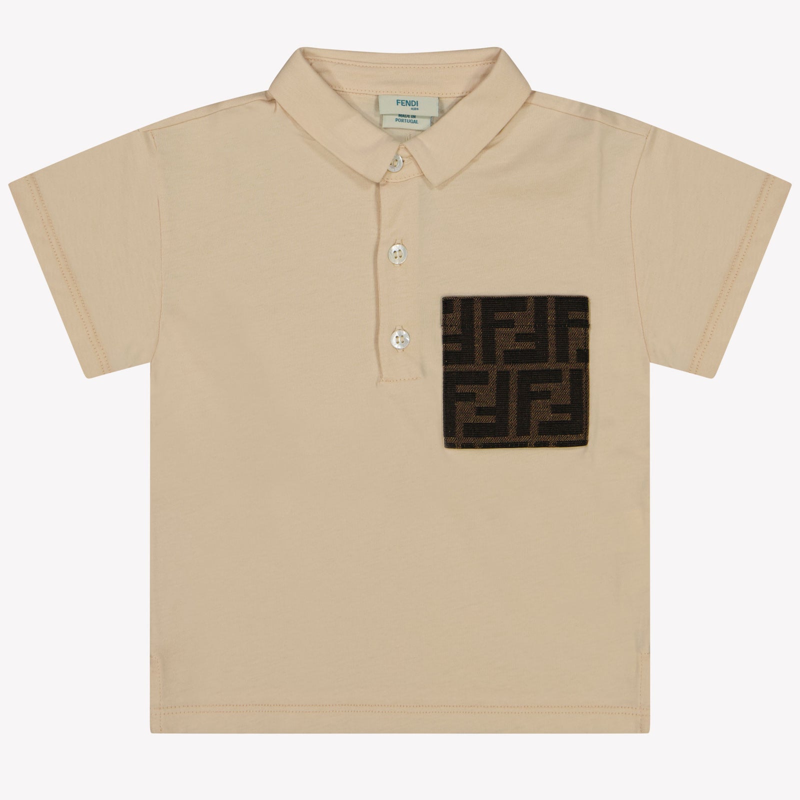 Fendi Baby Boys Polo in Beige