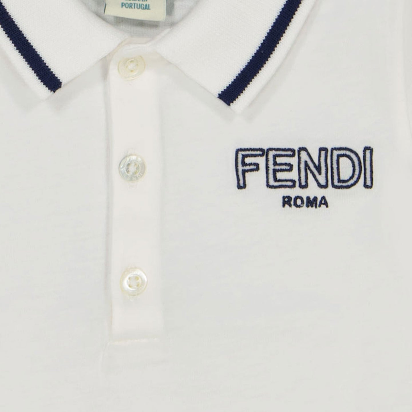 Fendi Baby Jongens Polo In Wit