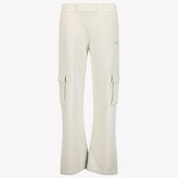Off-White Kids Girls Trousers Light Gray