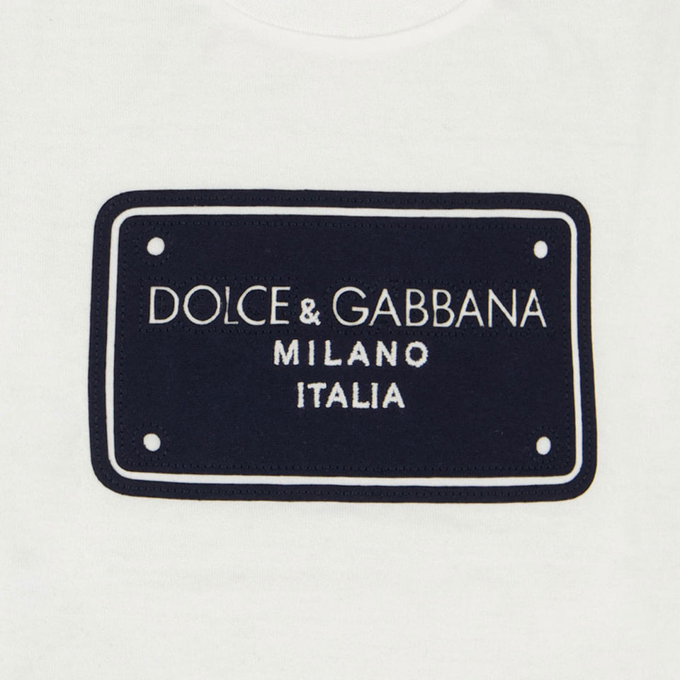 Dolce & Gabbana Baby boys t-shirt in White