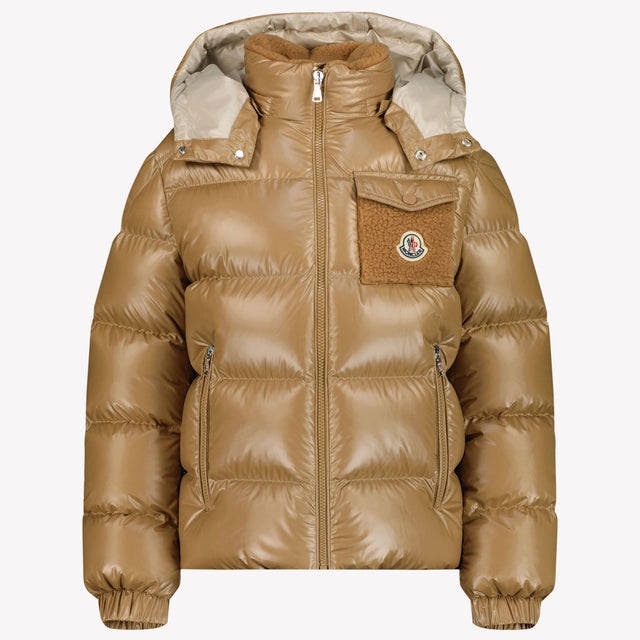 Moncler Yule boys winter coat Beige