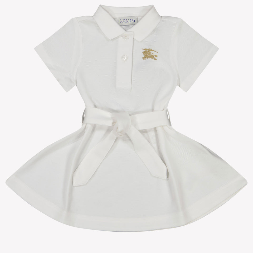 Burberry ASTRID Baby Meisjes Jurk In Wit