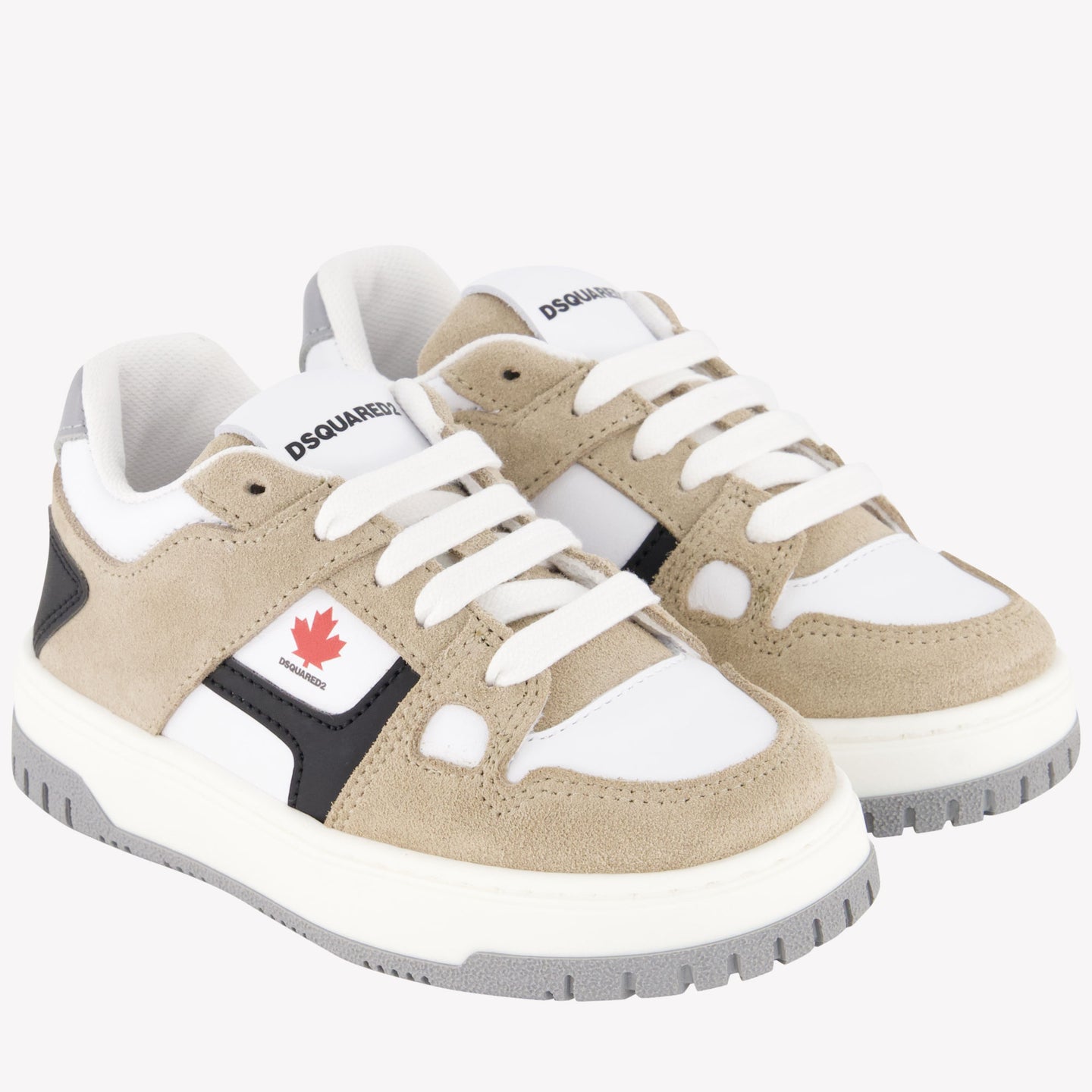 Dsquared2 Meisjes Sneakers In Beige