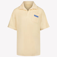 Palm Angels Kids Boys Polo  Light Beige