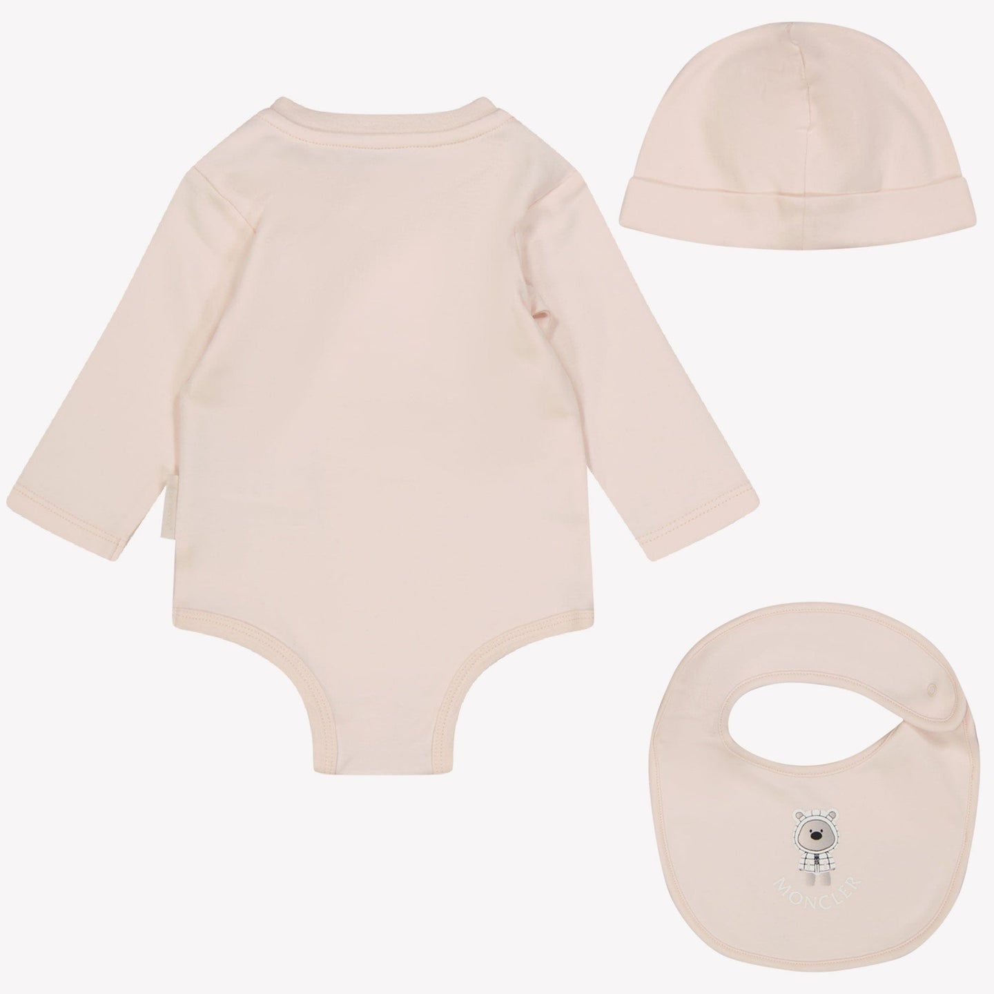 Moncler Baby Unisex Rompertje Licht Roze 3/6