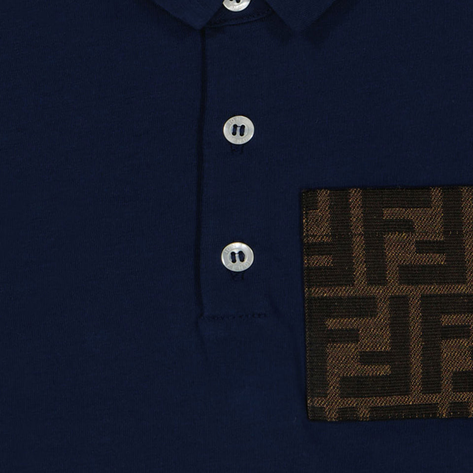 Fendi Baby boys polo in Navy