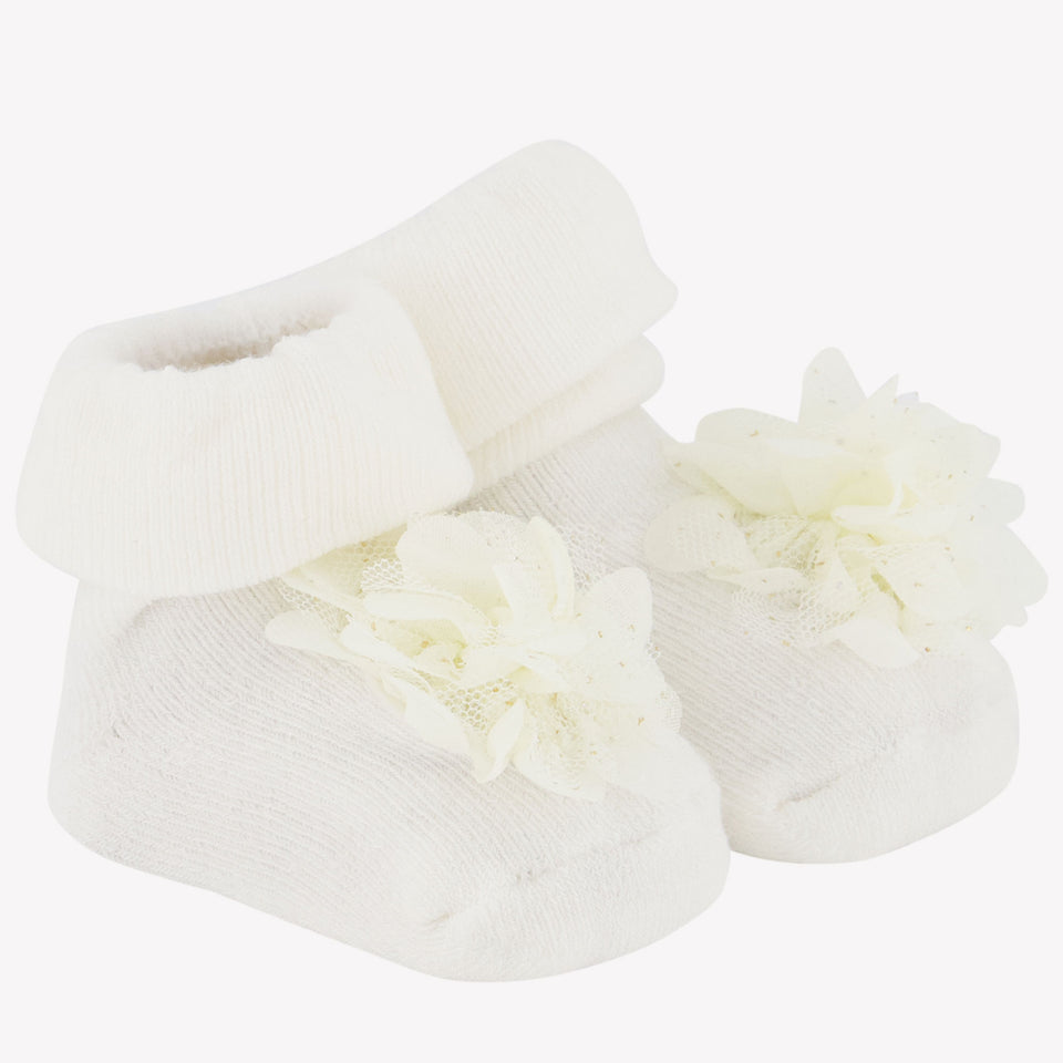 Mayoral Baby Girls Socks OffWhite